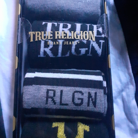 🧦TRUE Religion 7PK Men's Crew Socks - Picture 6 of 7